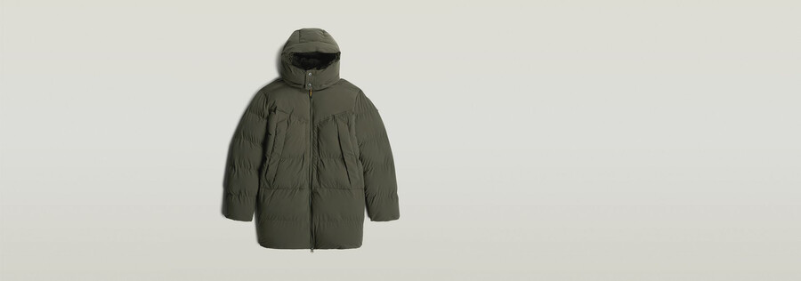 parka imbottito con cappuccio g-whistler 2.0