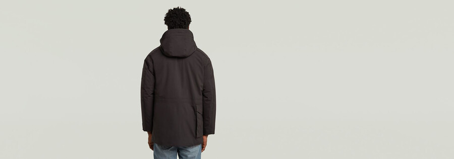parka imbottito multitasche