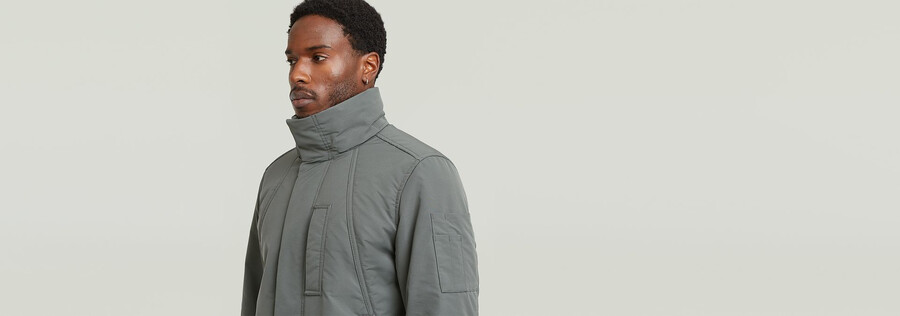 cappotto imbottito leggero utility