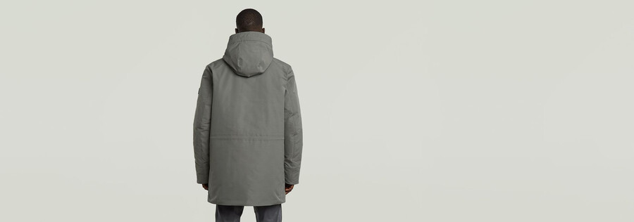 parka con cappuccio clean vodan