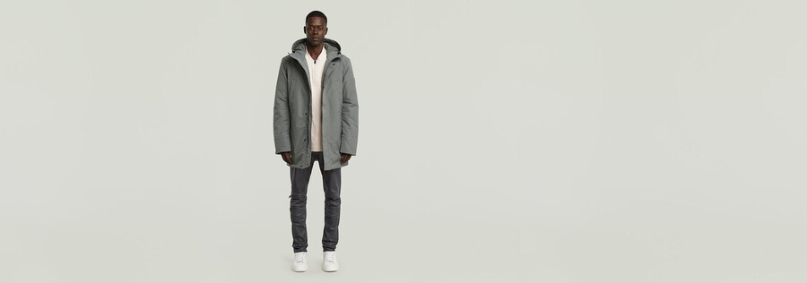 parka con cappuccio clean vodan