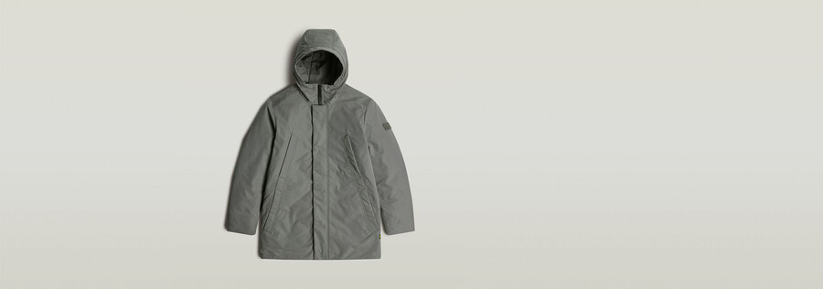 parka con cappuccio clean vodan