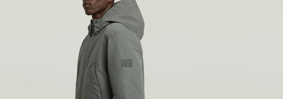 parka con cappuccio clean vodan