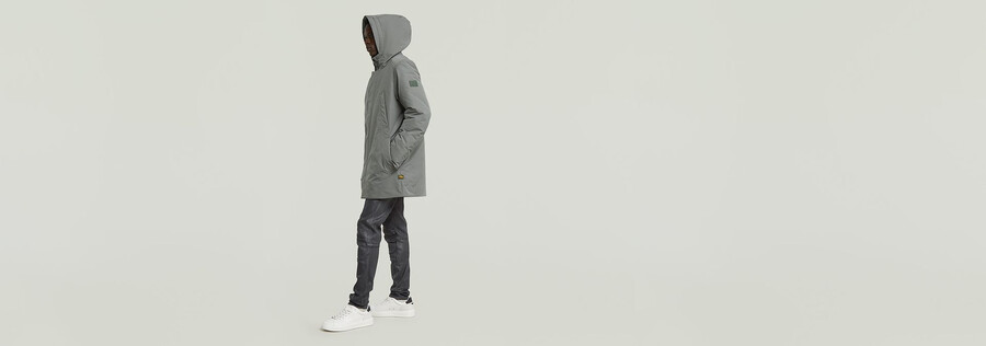 parka con cappuccio clean vodan