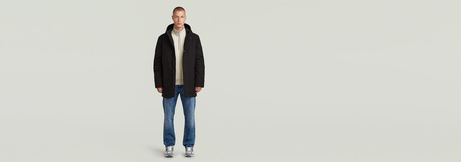 parka imbottito con cappuccio clean vodan