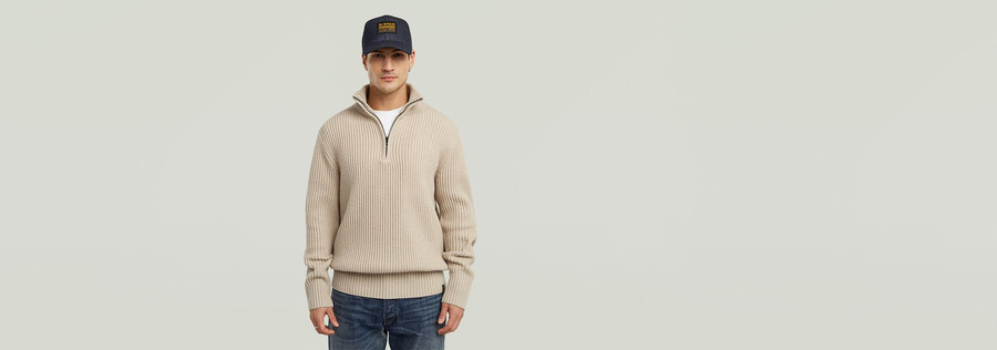 maglia essential half zip