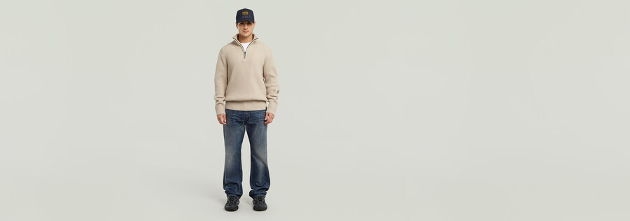 maglia essential half zip