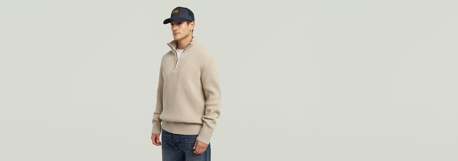 maglia essential half zip