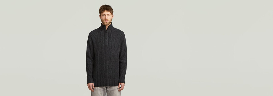 maglia essential half zip