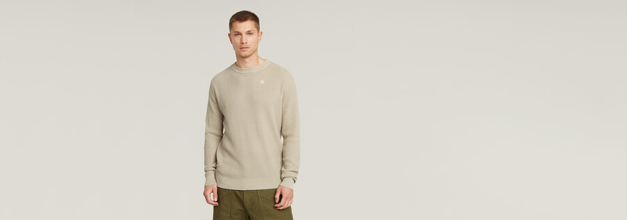 maglione lavorato a maglia seghettato