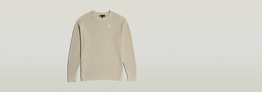 maglione lavorato a maglia seghettato