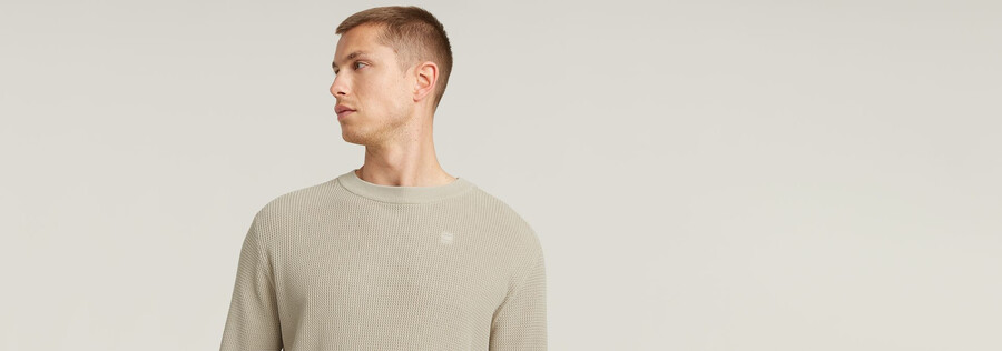 maglione lavorato a maglia seghettato