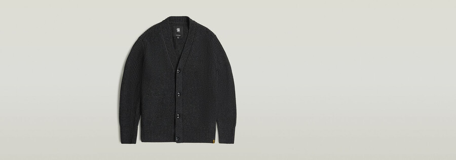 cardigan essenziale in maglia
