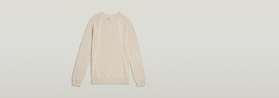 pullover lavorato a maglia strutturata