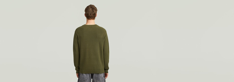 pullover lavorato a maglia strutturata