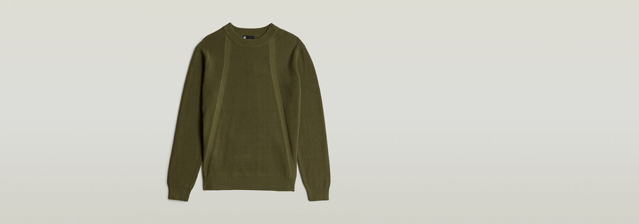 pullover lavorato a maglia strutturata