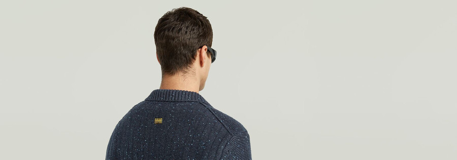maglia con cerniera completa e colletto polo