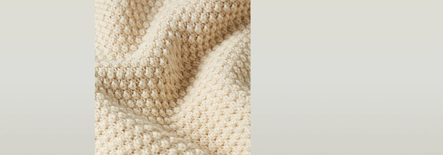 maglia con struttura a nido dape