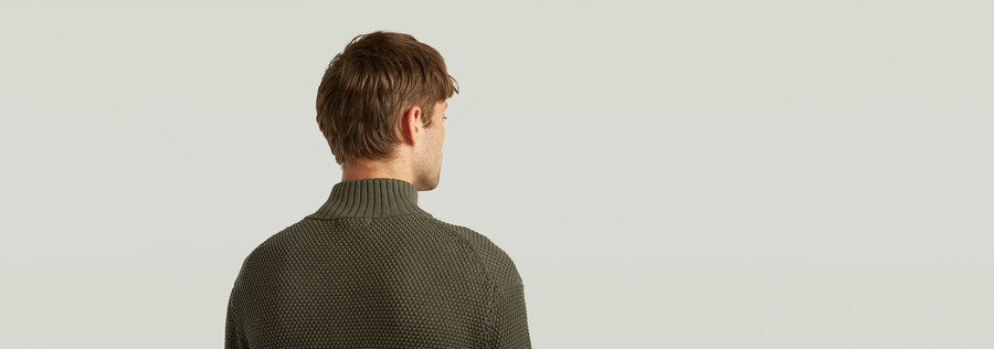 maglia skipper con struttura a nido dape