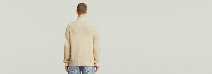 maglia skipper con struttura a nido dape