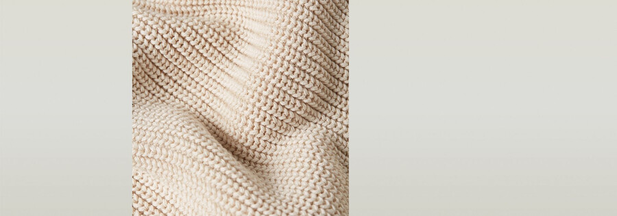 pullover in maglia con mezza zip