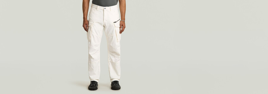 jeans larghi in denim rovic