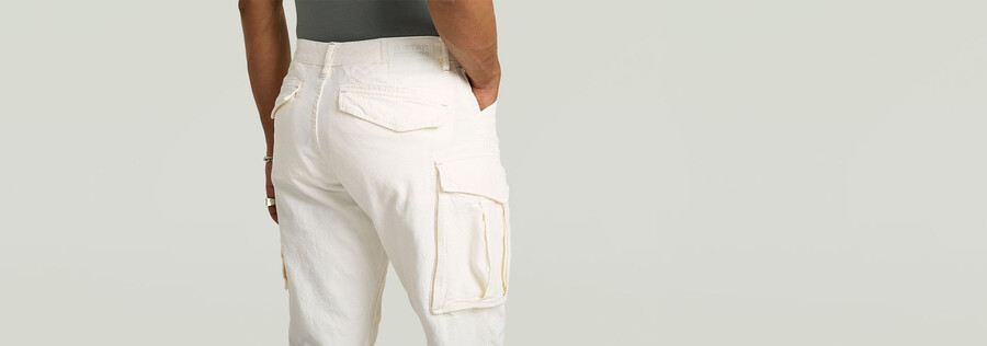 jeans larghi in denim rovic