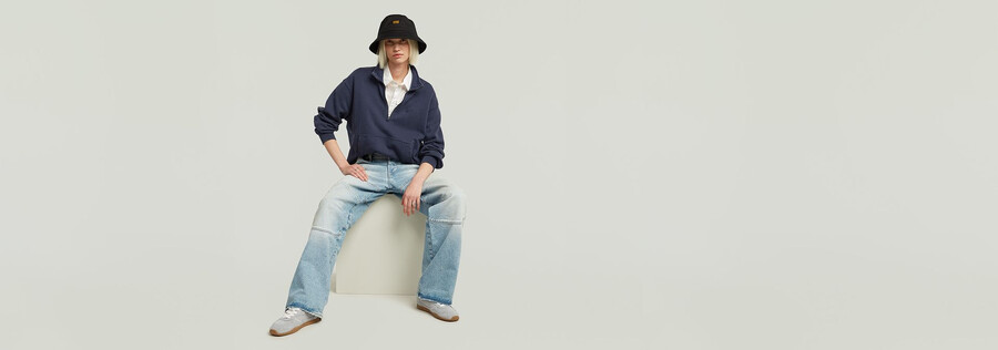 jeans larghi unisex g-star elwood