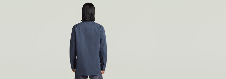 camicia slim in twill mn