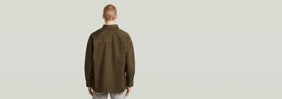camicia oversize squadrata