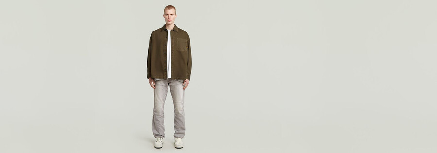 camicia oversize squadrata