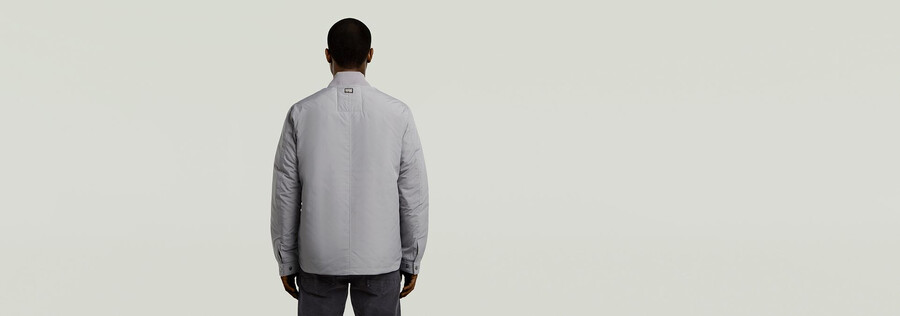 camicia imbottita alta