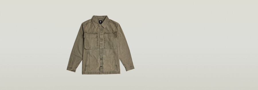camicia oversize lavata cargo