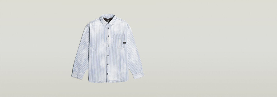 camicia oversize con 1 tasca