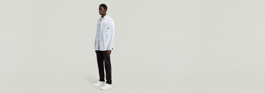 camicia oversize con 1 tasca