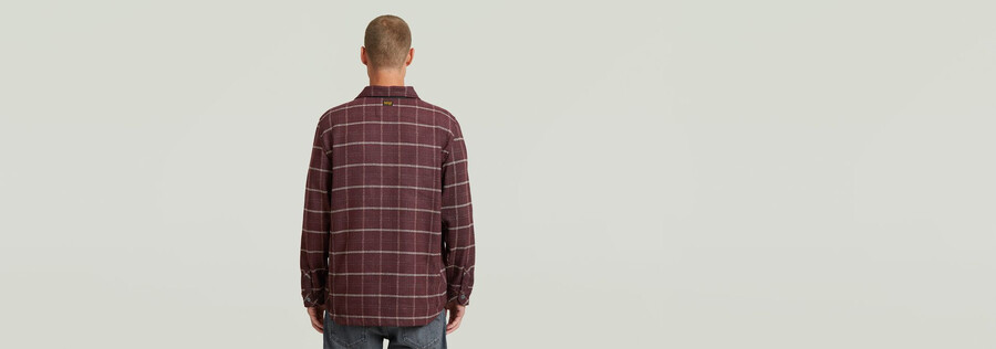 camicia oversize con cerniera