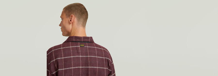 camicia oversize con cerniera