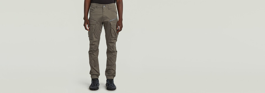pantaloni rovic zip 3d regular tapered