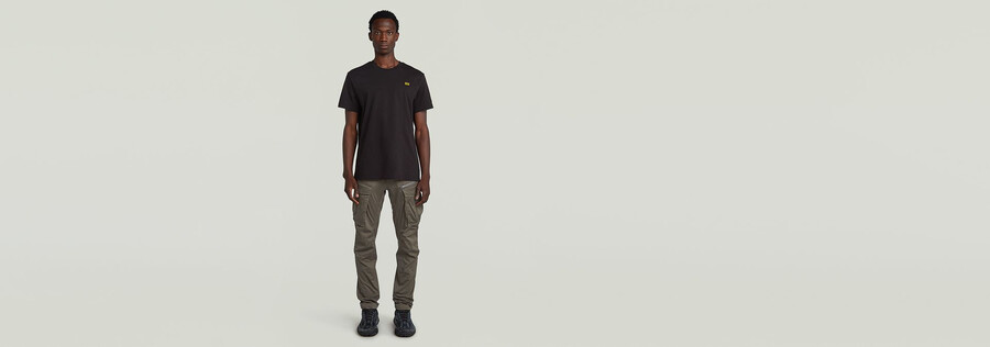 pantaloni rovic zip 3d regular tapered