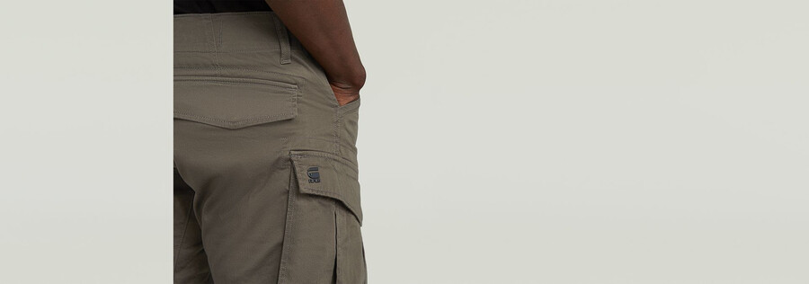 pantaloni rovic zip 3d regular tapered