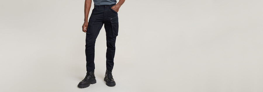 pantaloni rovic zip 3d regular tapered