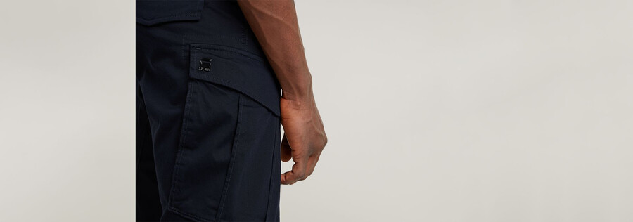 pantaloni rovic zip 3d regular tapered