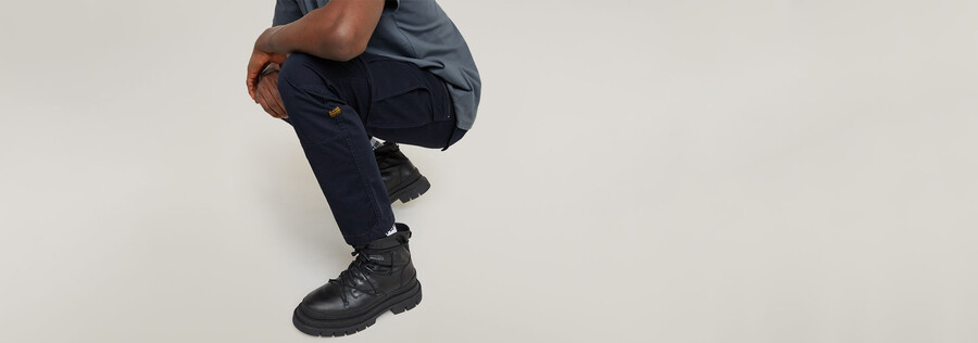 pantaloni rovic zip 3d regular tapered