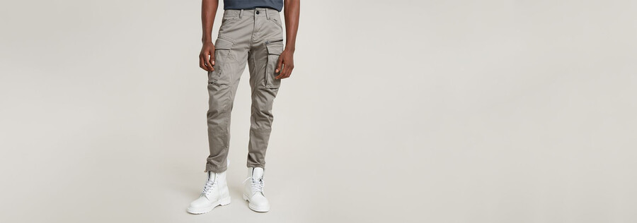 pantaloni rovic zip 3d regular tapered