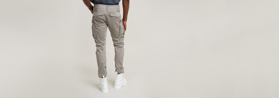 pantaloni rovic zip 3d regular tapered
