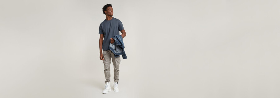 pantaloni rovic zip 3d regular tapered