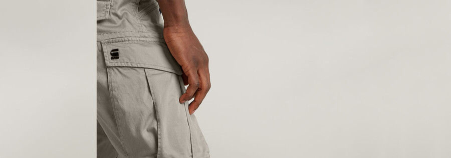 pantaloni rovic zip 3d regular tapered