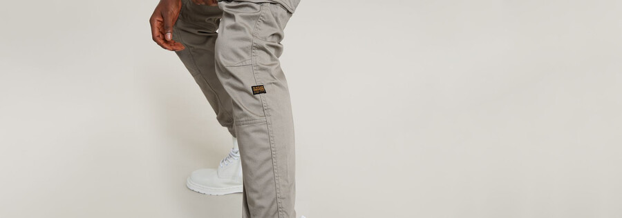 pantaloni rovic zip 3d regular tapered