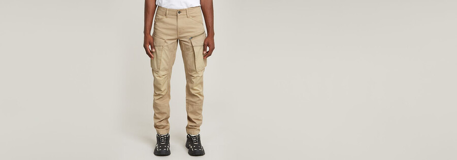 pantaloni rovic zip 3d regular tapered