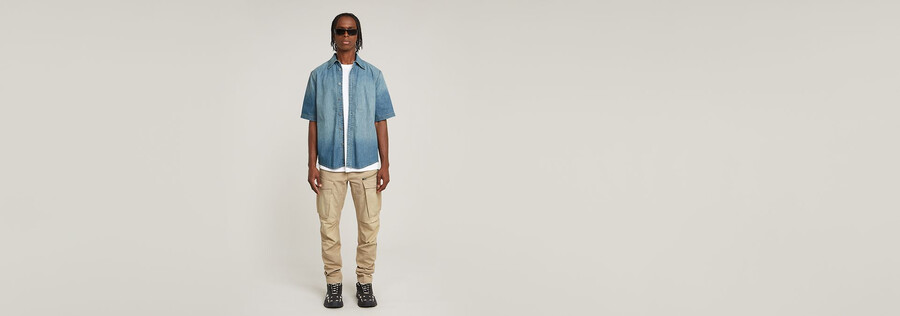pantaloni rovic zip 3d regular tapered